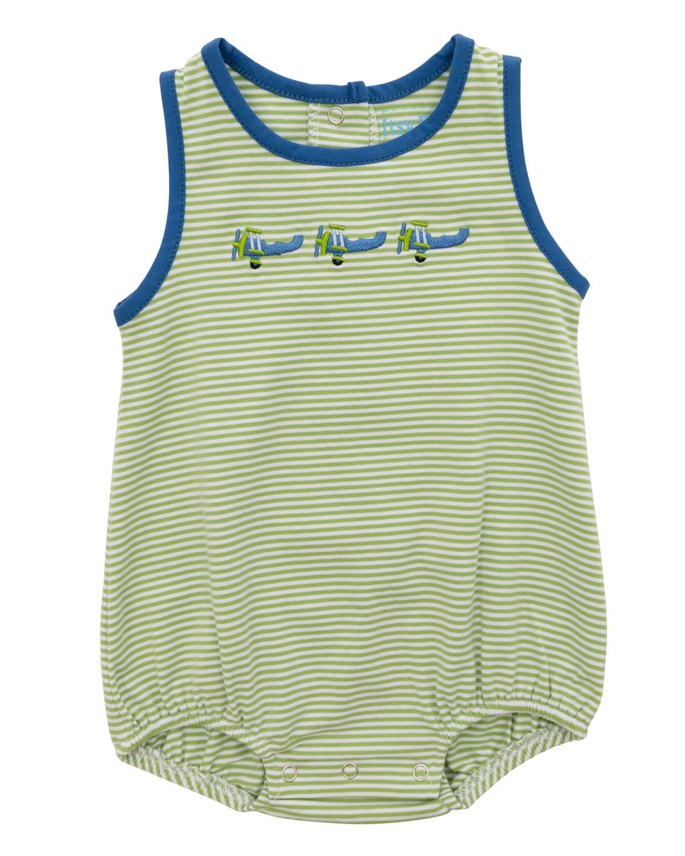 Knit Stripe Airplane Bubble