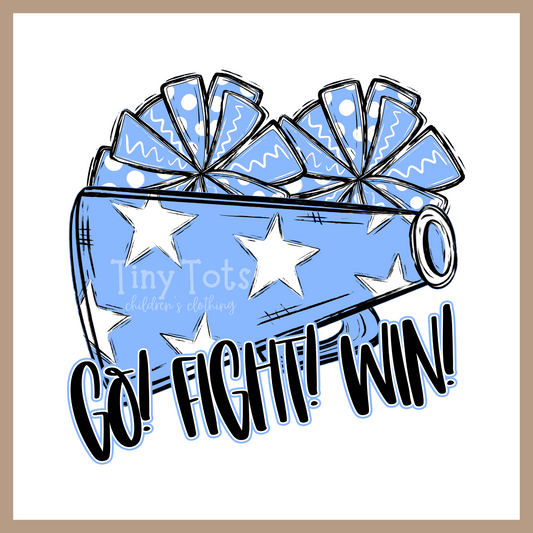 Go! Fight! Win! Baby Blue