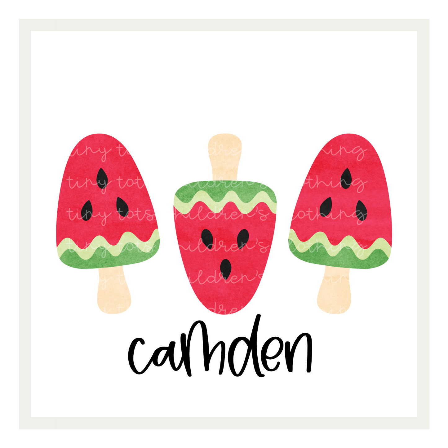 Watermelon Popsicles