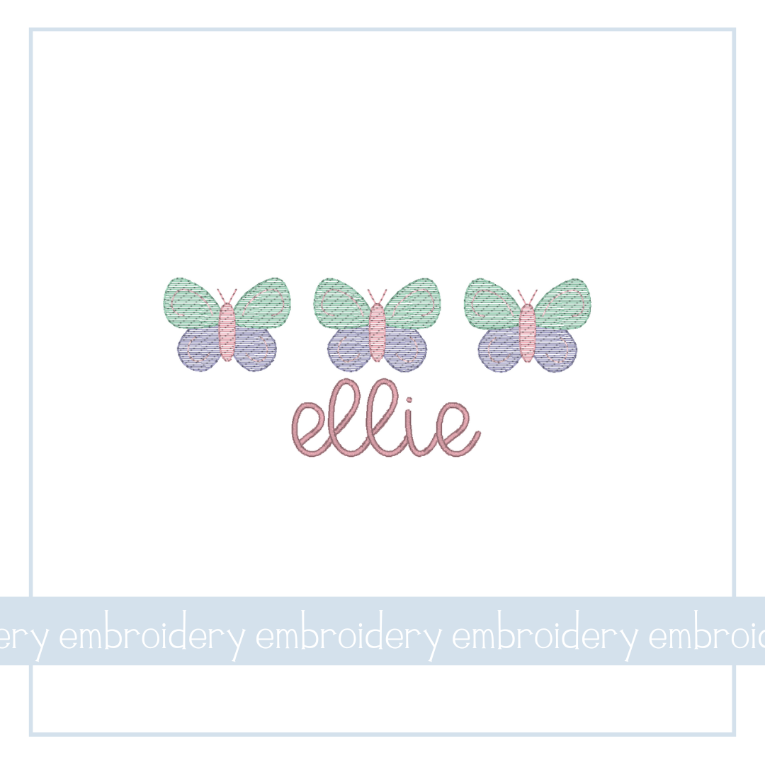 Butterfly Trio- EMB