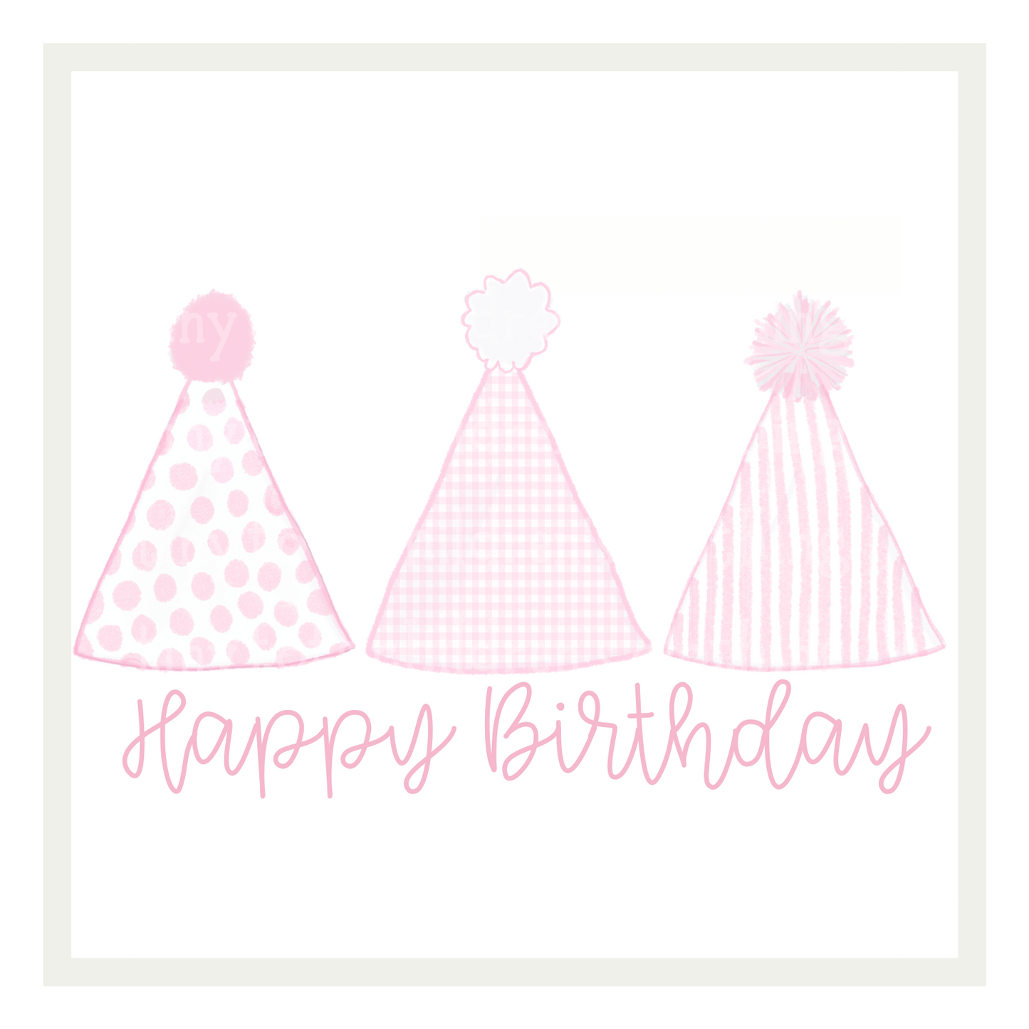 Birthday Hats - Pink