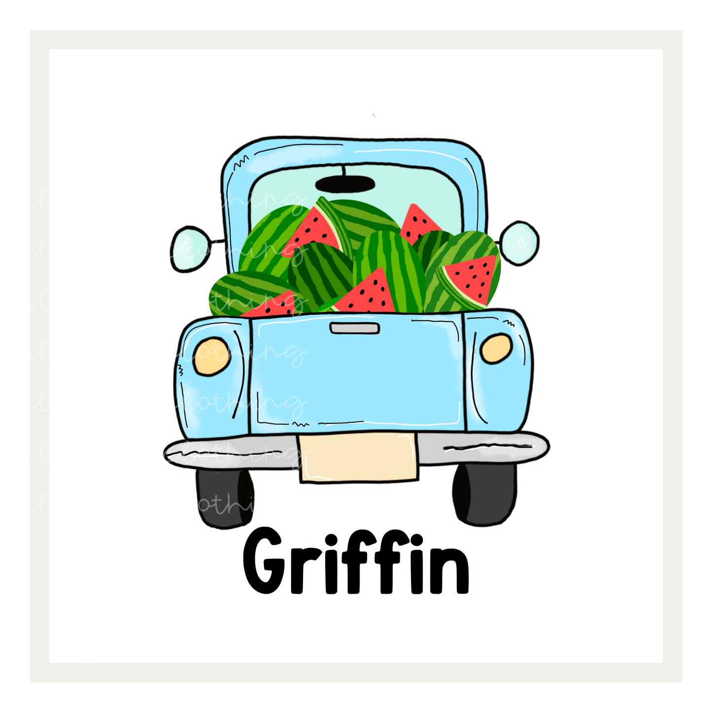Griffin's Truck of Strawberries