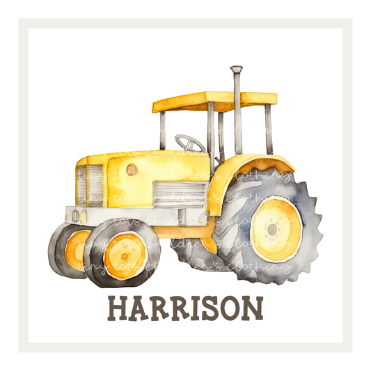 Yellow Tractor