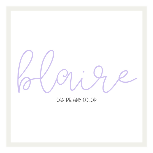 Blaire Name Design