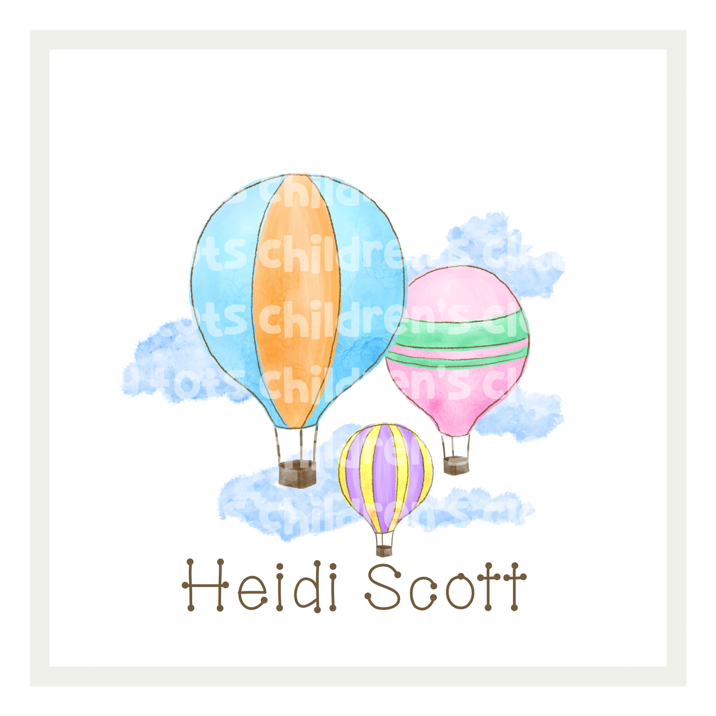 Hot Air Balloons (options)