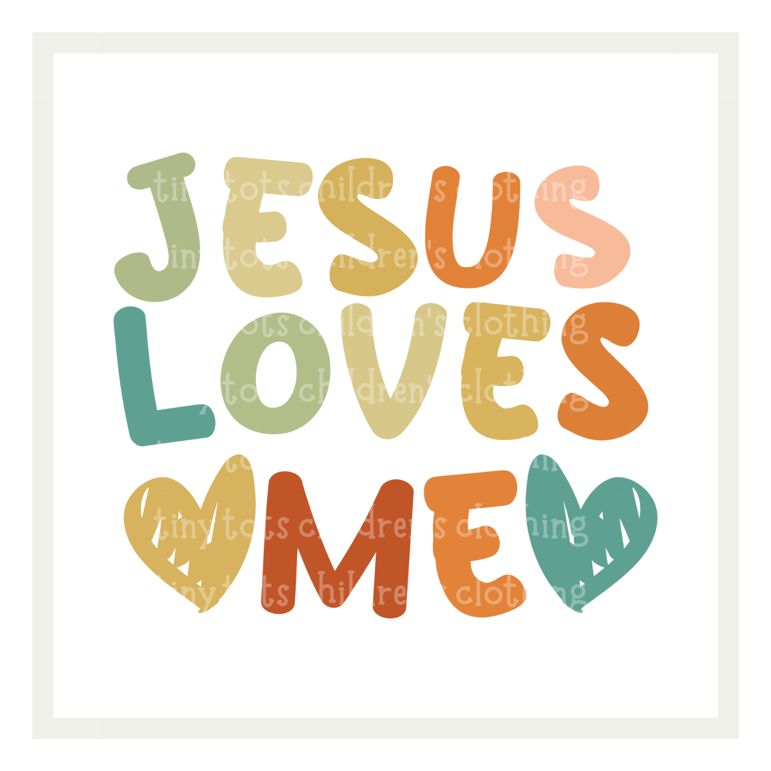 Jesus loves me 3 – Tiny Tots Childrens Clothing