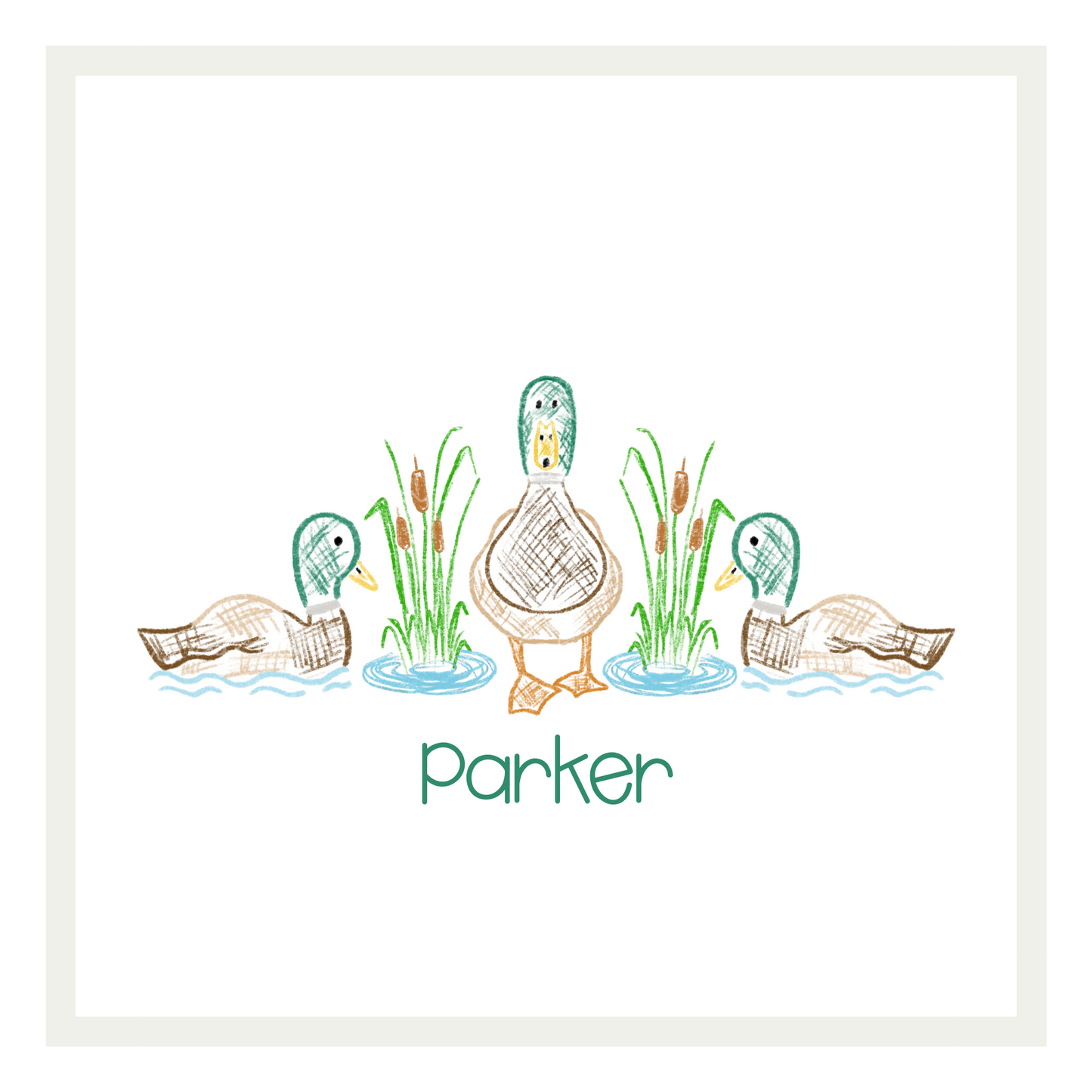 Sketch Duck Pond