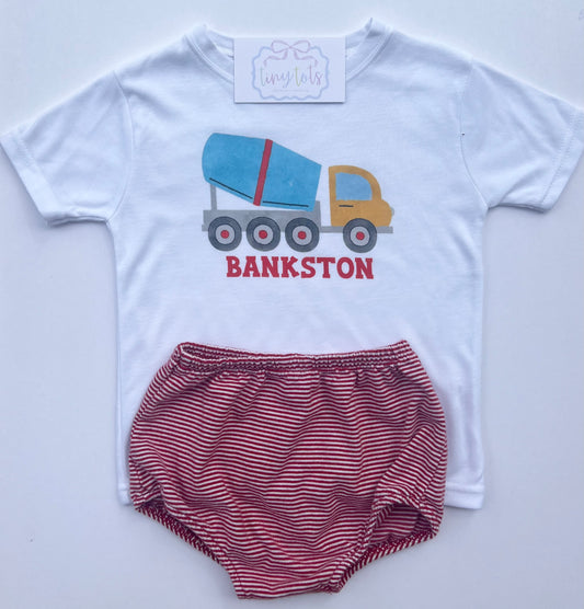 Watercolor Concrete Mixer