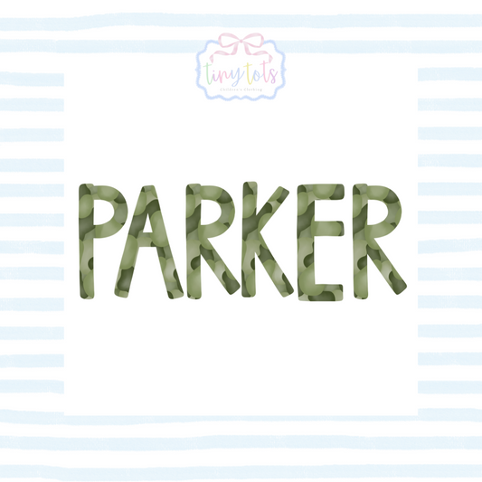 Camo Name Design