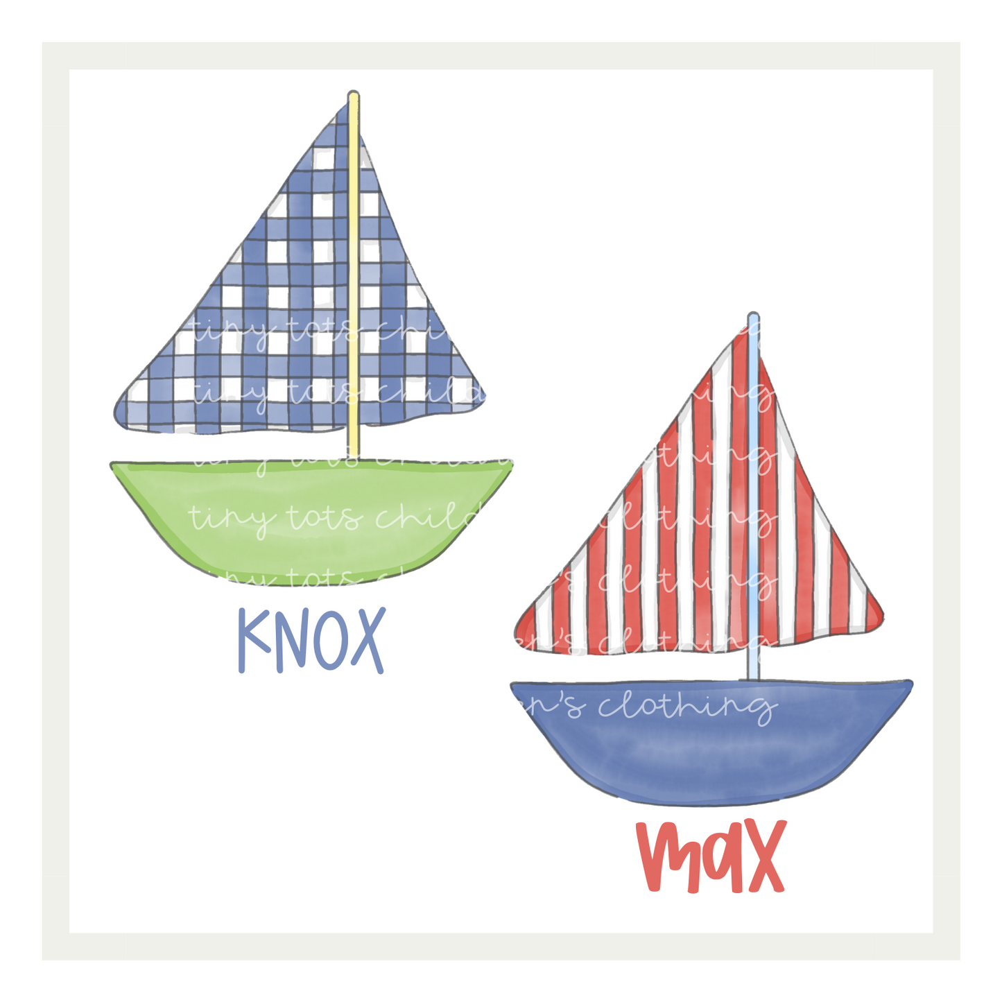 Watercolor Sailboats