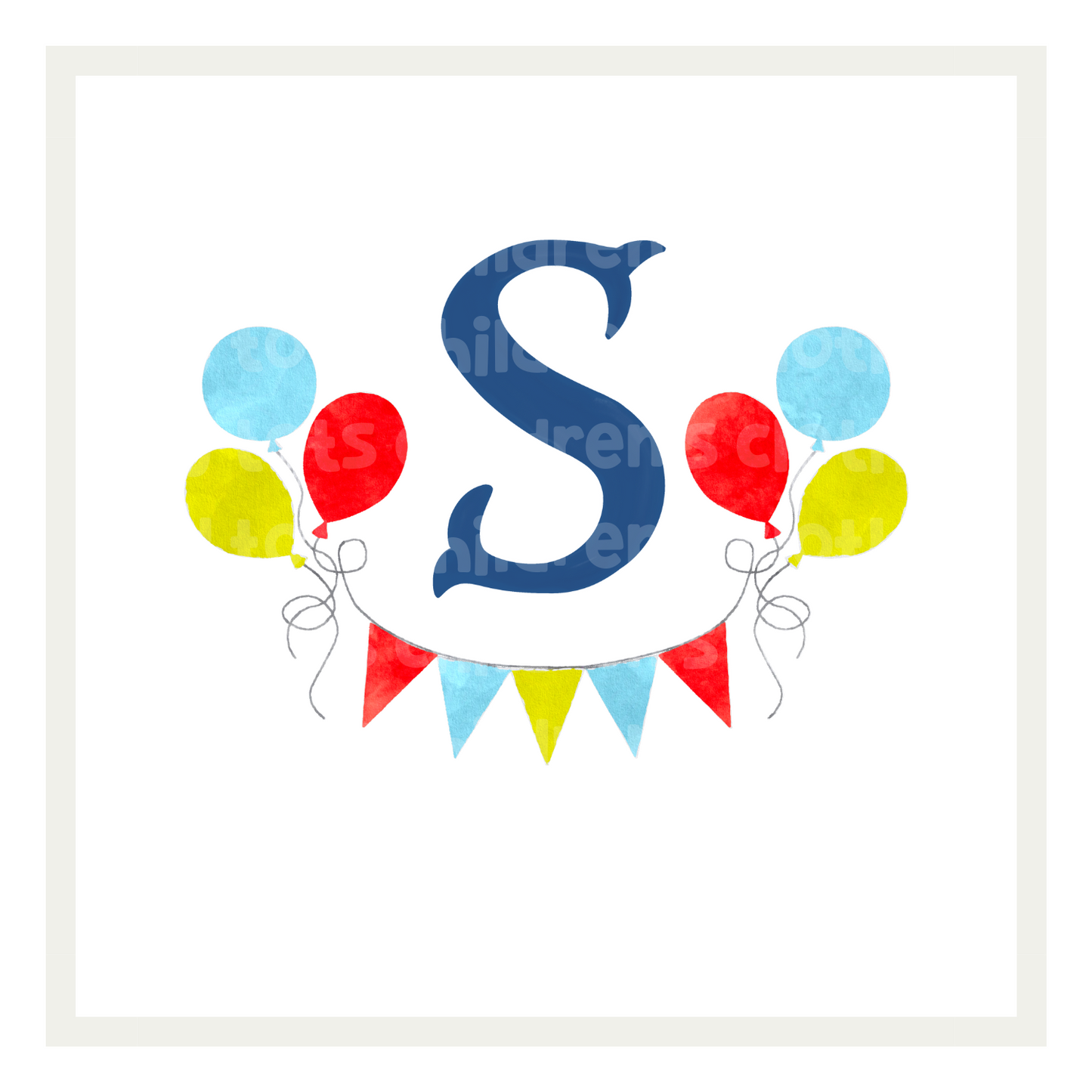 Birthday Balloons & Banner