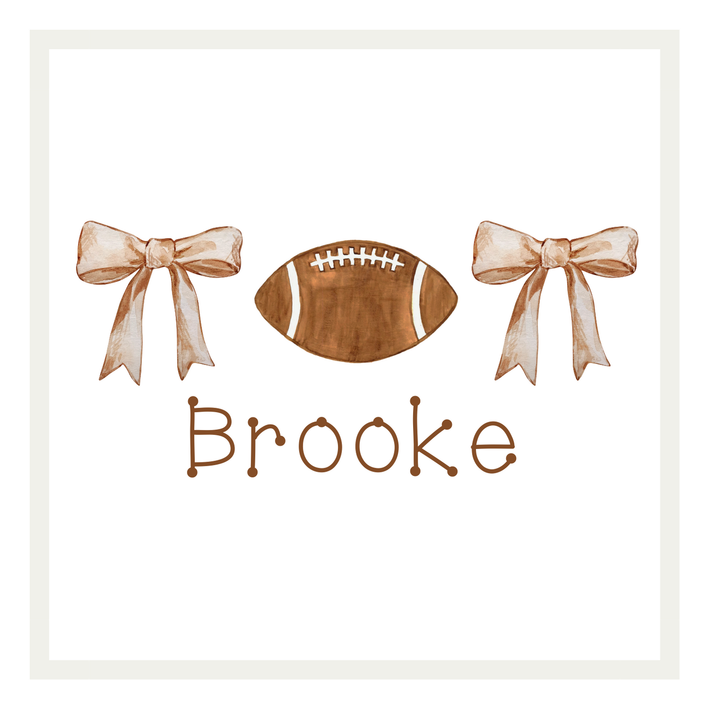Neutral Football Girly