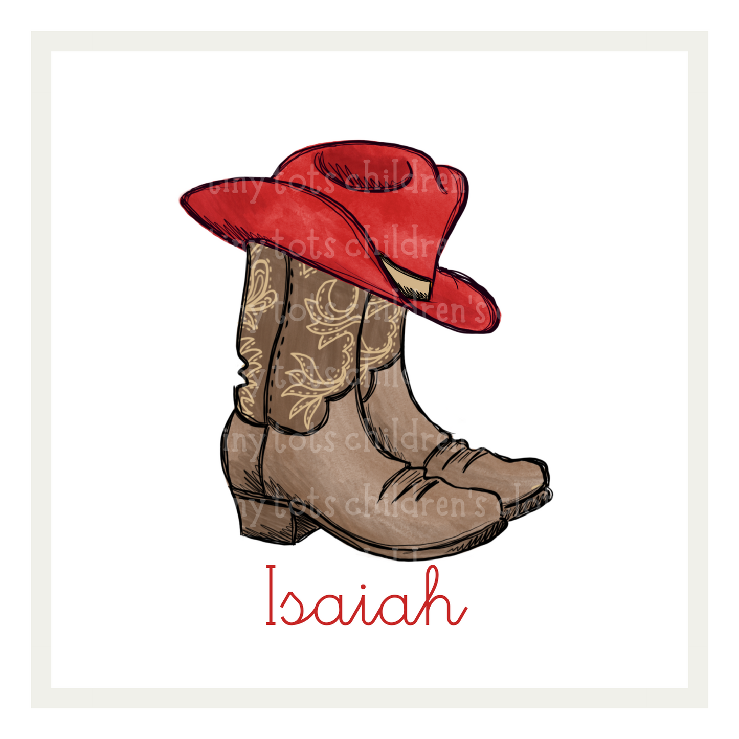 Cowboy Boots & Hat
