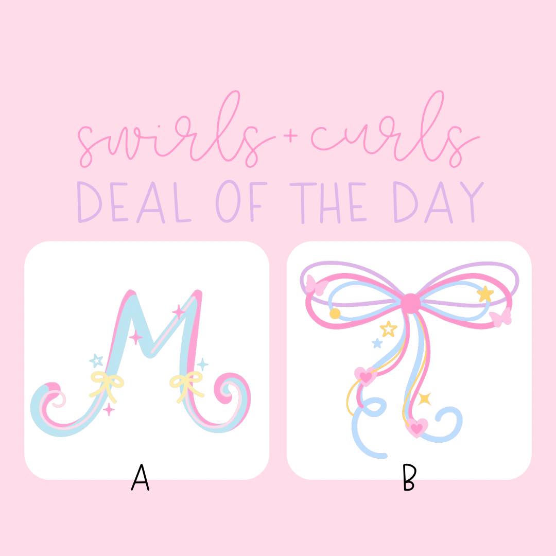 Swirls + Curls - Deal of the day