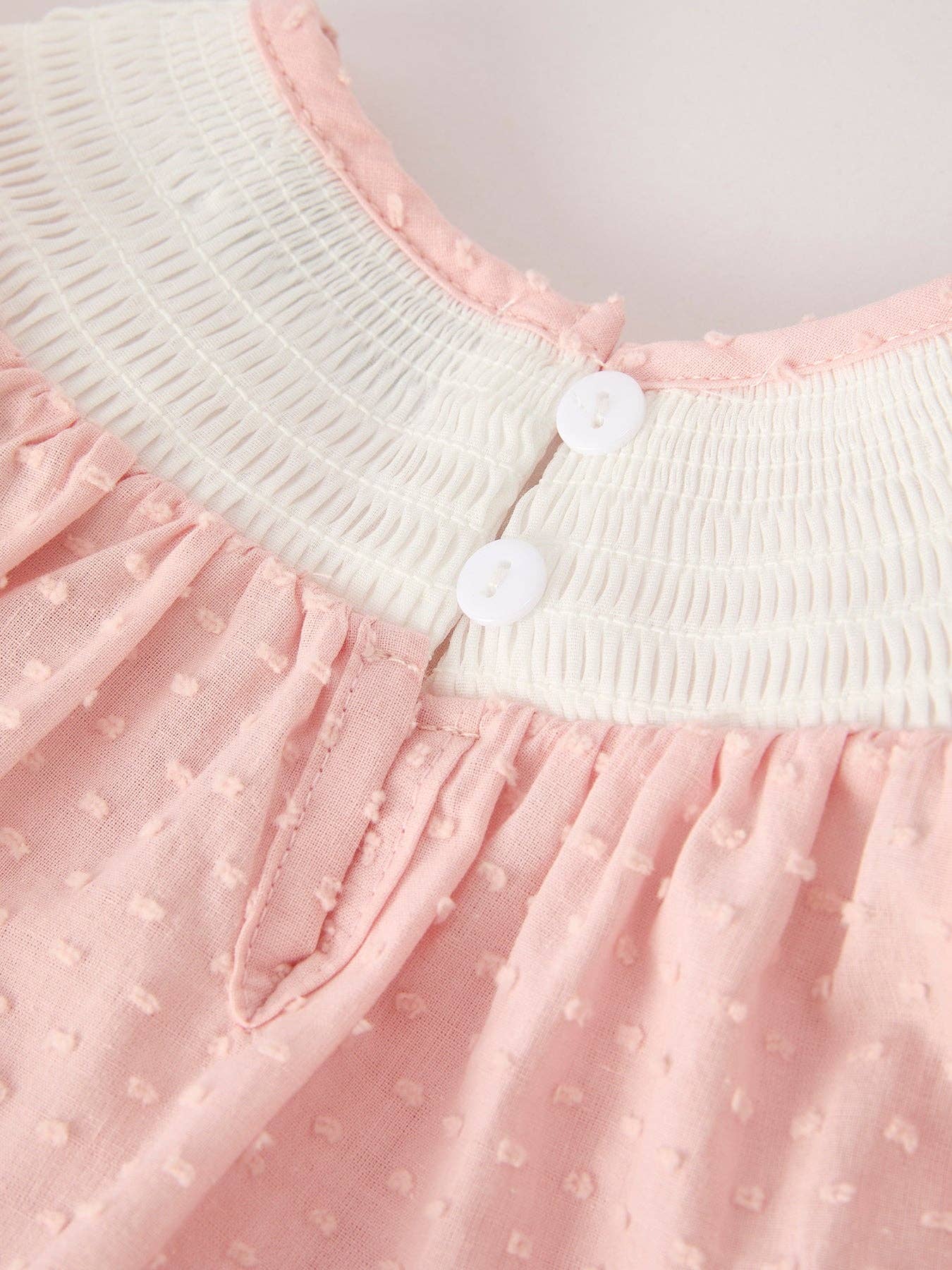 Turkey Pumpkin Smock Embroidery Baby Girl Bubble