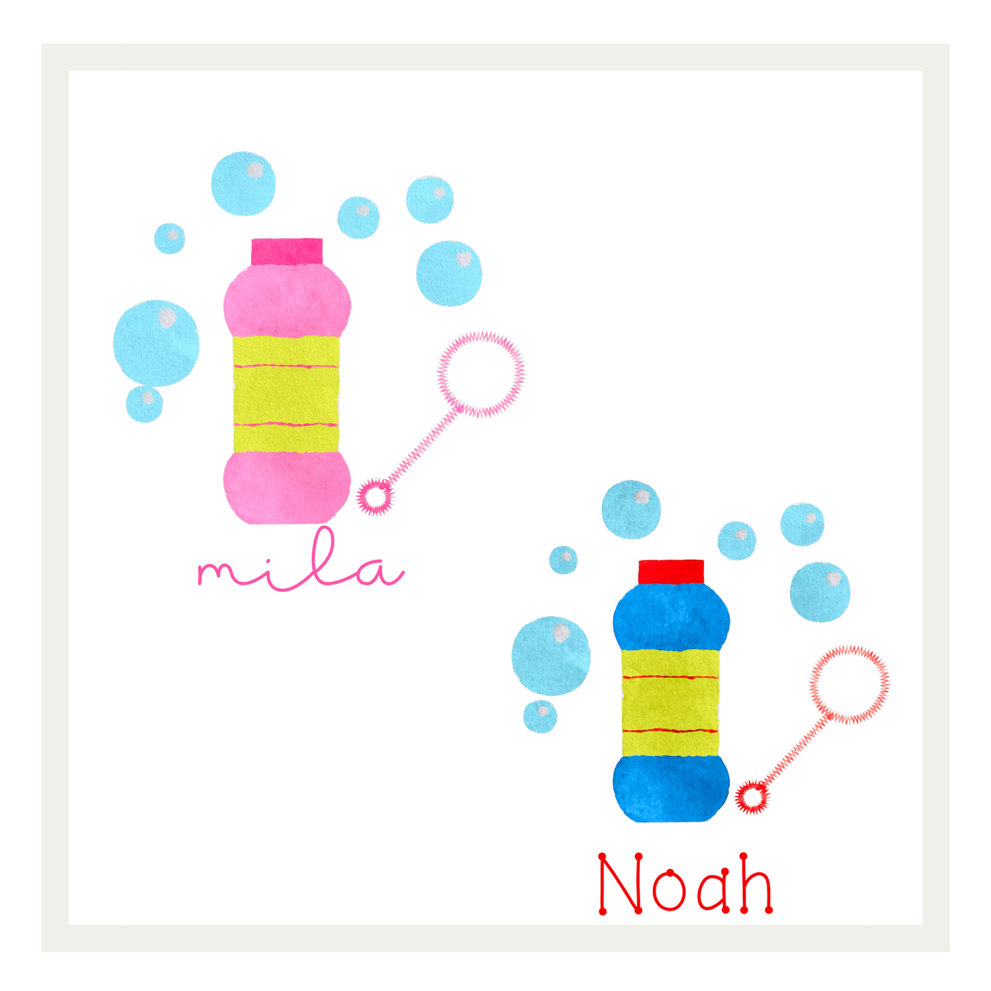 Watercolor Bubbles