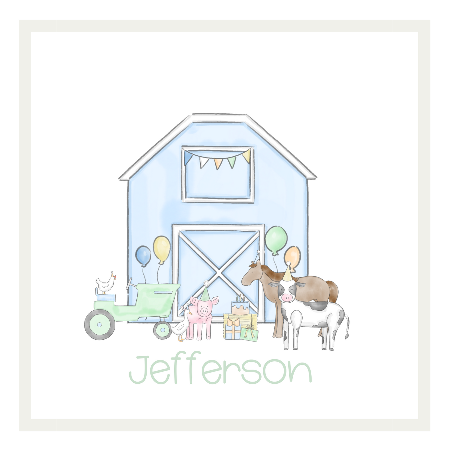 Farm Birthday Party Collection