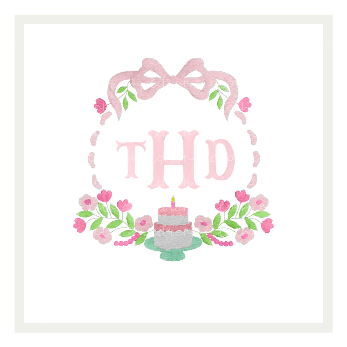 birthday crest