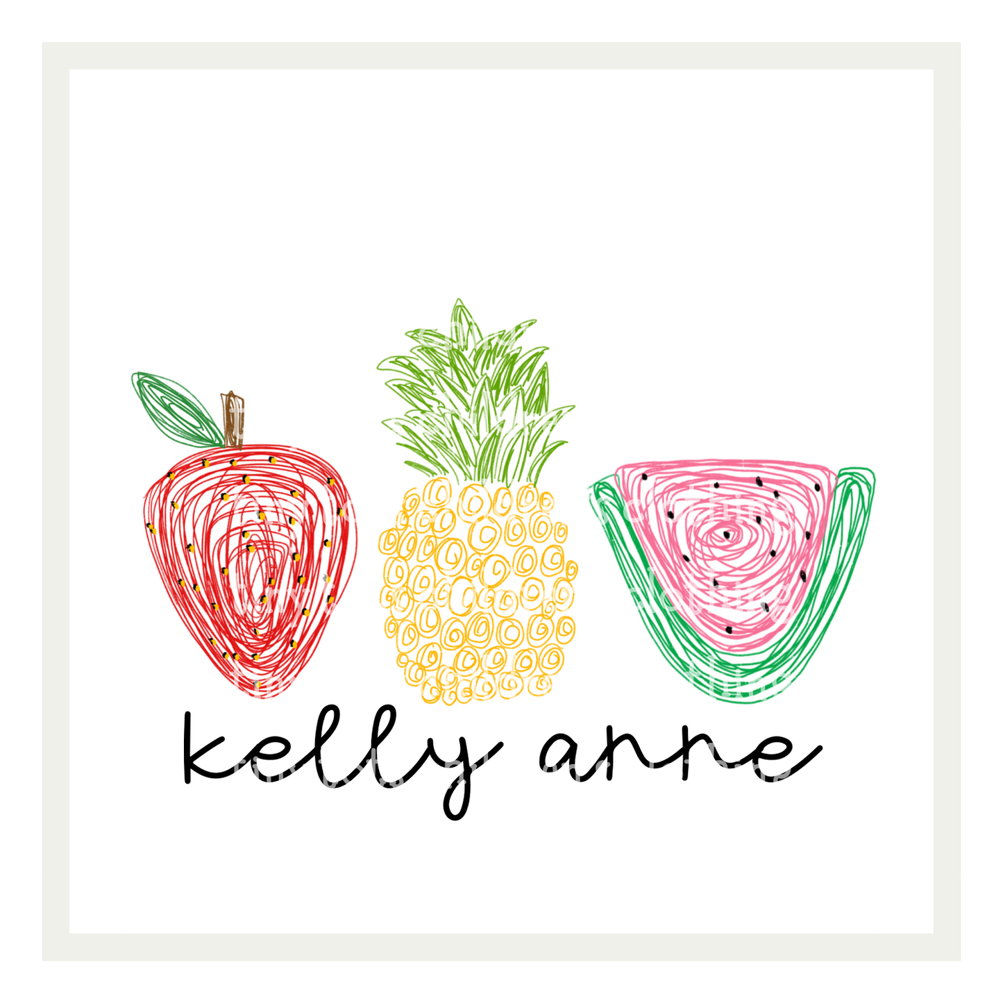 Summertime Fruit Sketch