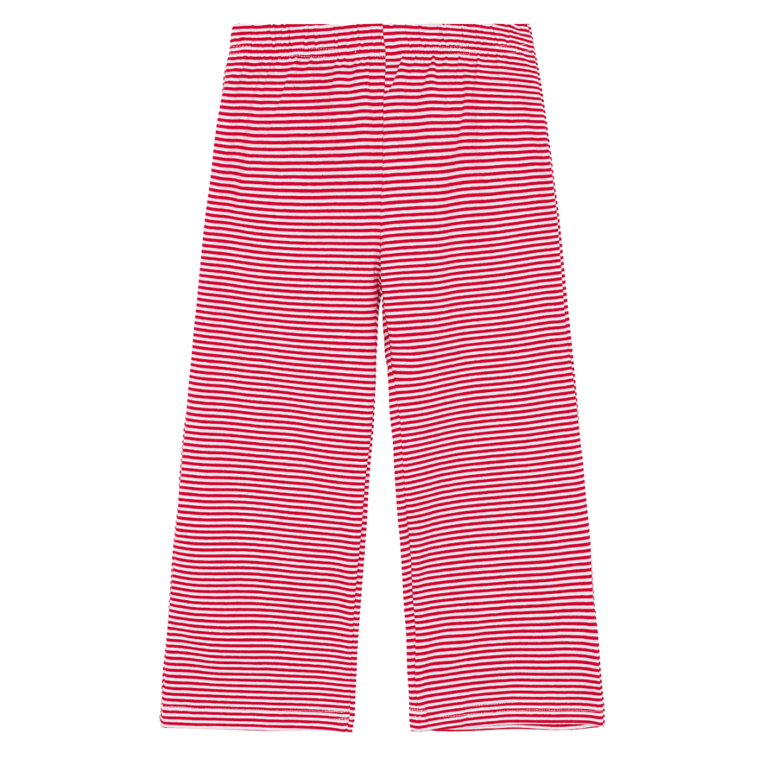 Unisex knit stripe pants