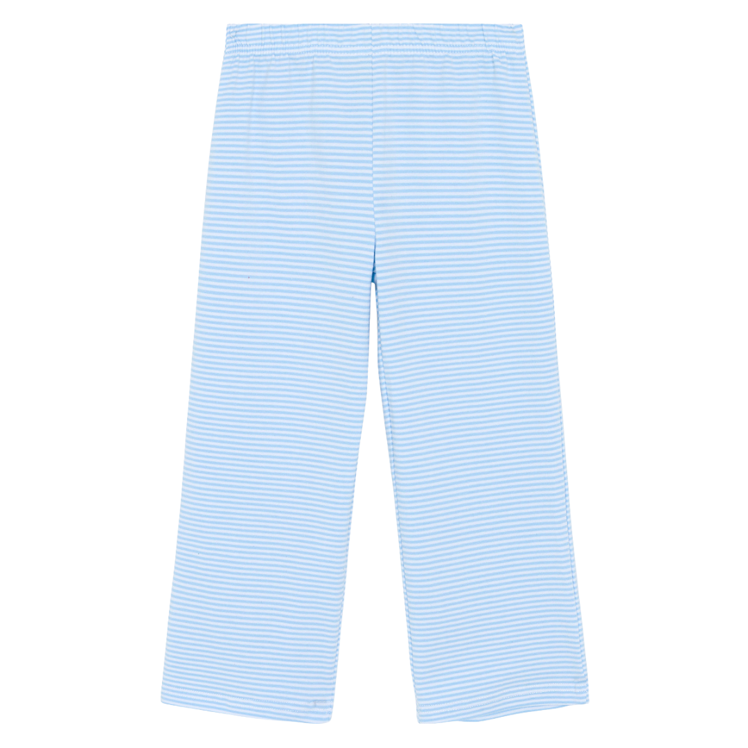 Unisex knit stripe pants