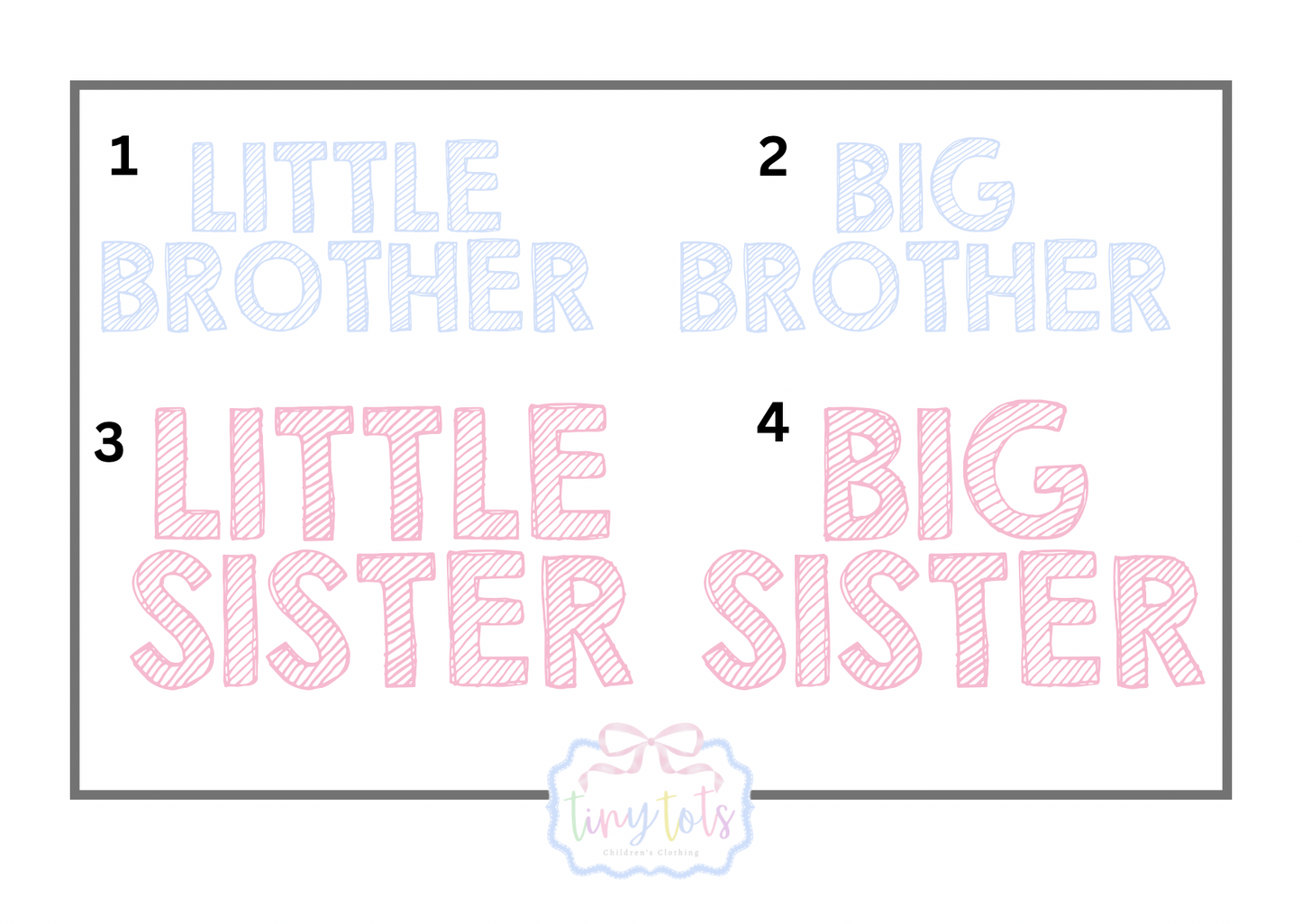 Sweet Sibling Options