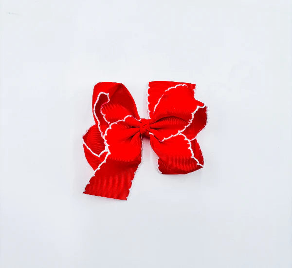 Grosgrain Moonstitch Bows