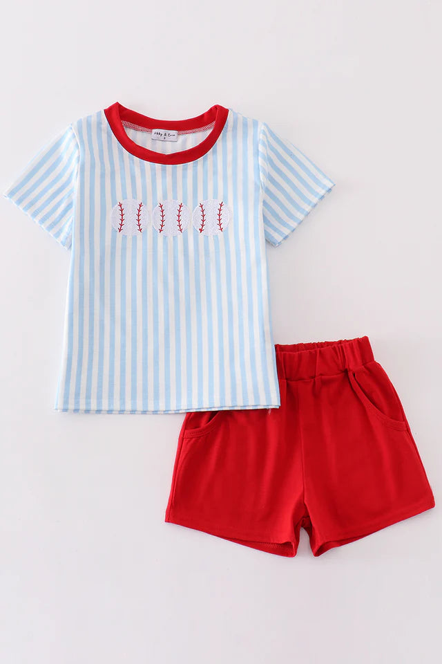 Blue Stripe Baseball Collection Extras