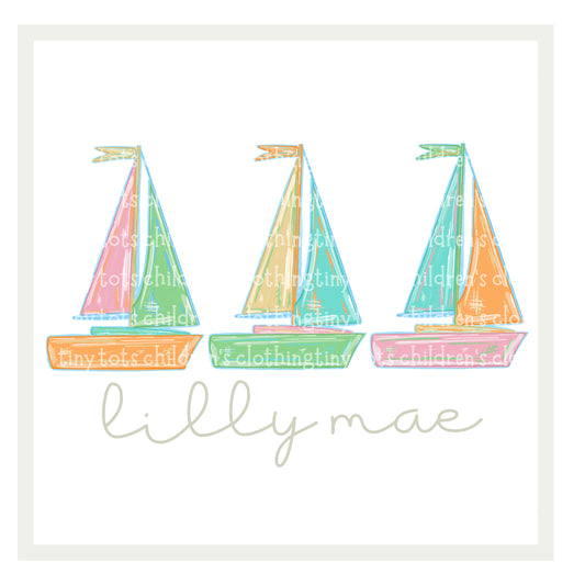 Sail Boat Trio