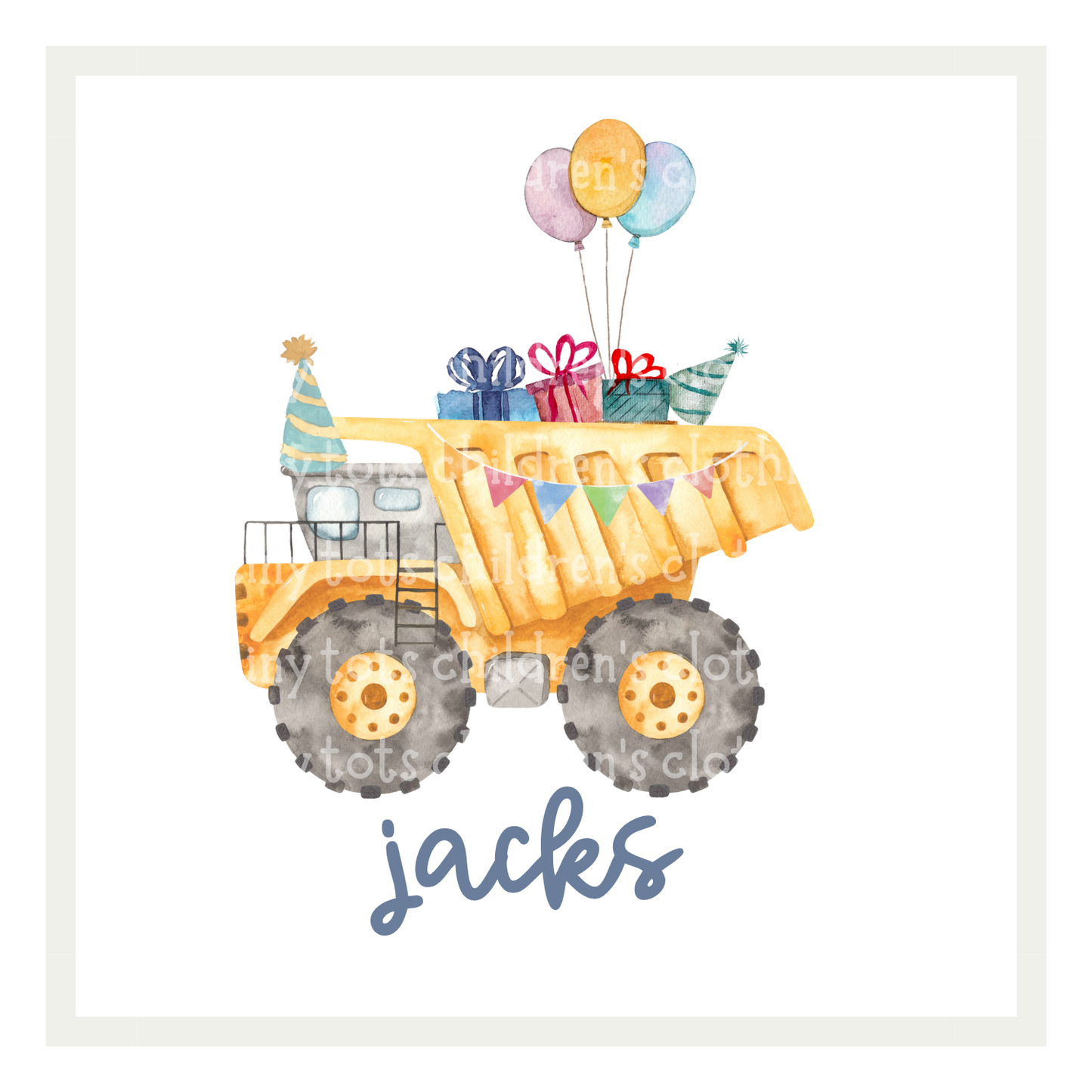 Dumptruck Birthday