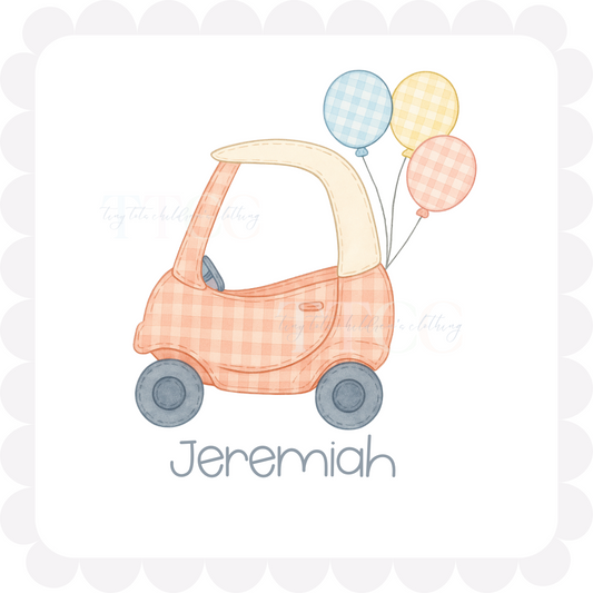 Gingham Party Coupe