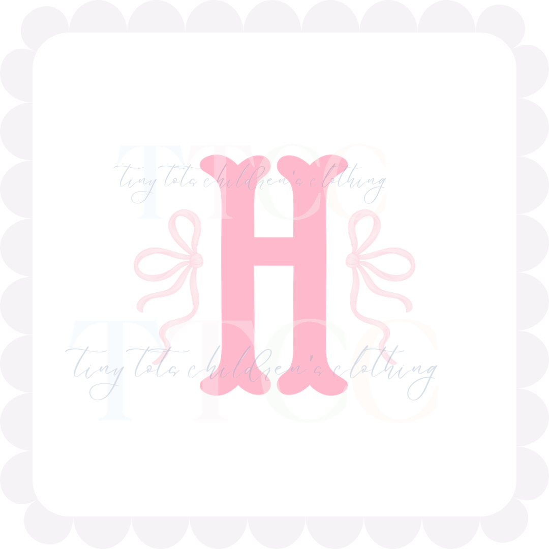 Side Bow Monogram