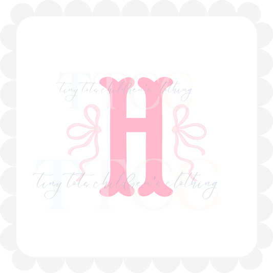 Side Bow Monogram
