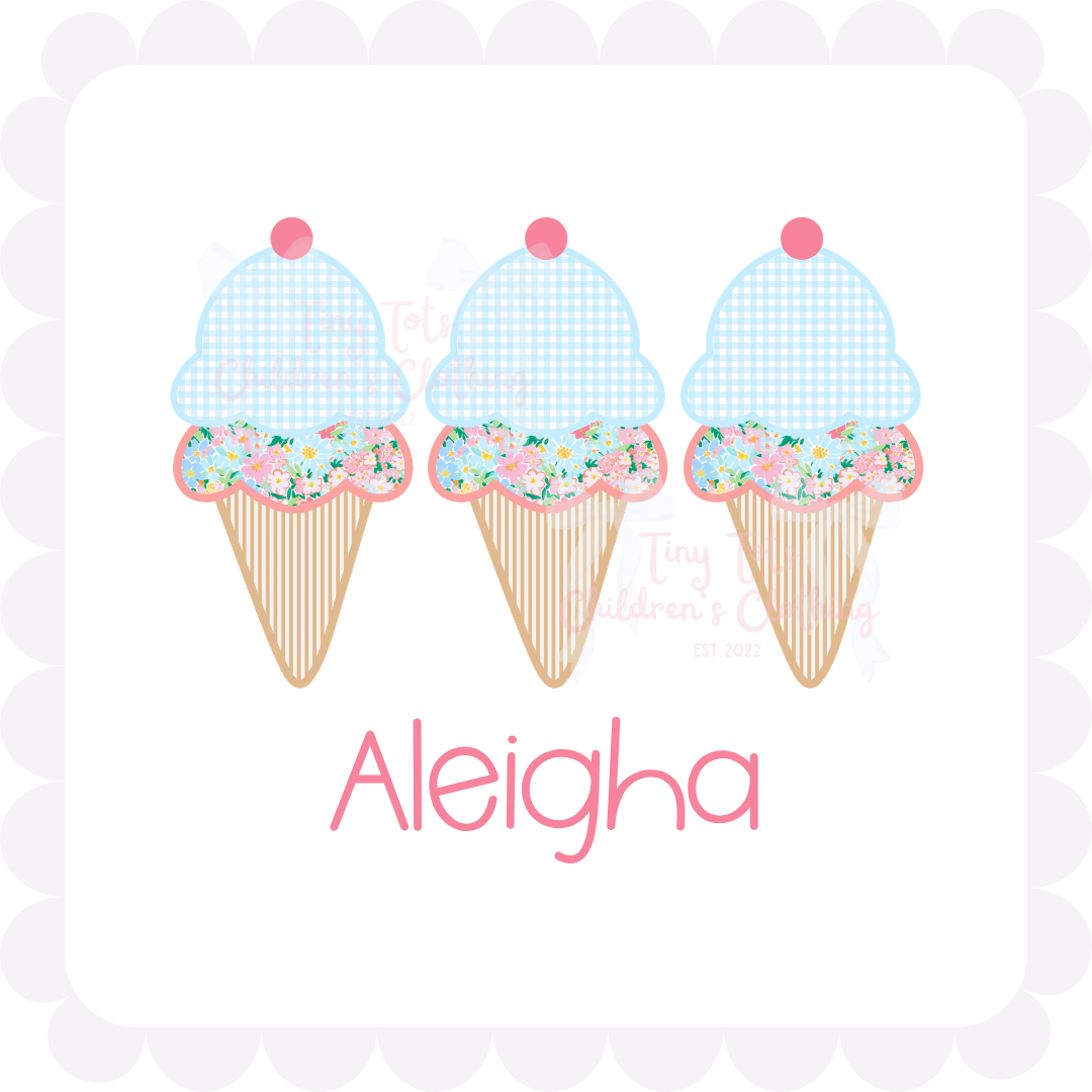 Ice Cream Cone Trio