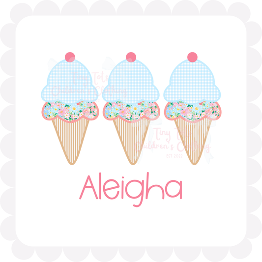 Ice Cream Cone Trio