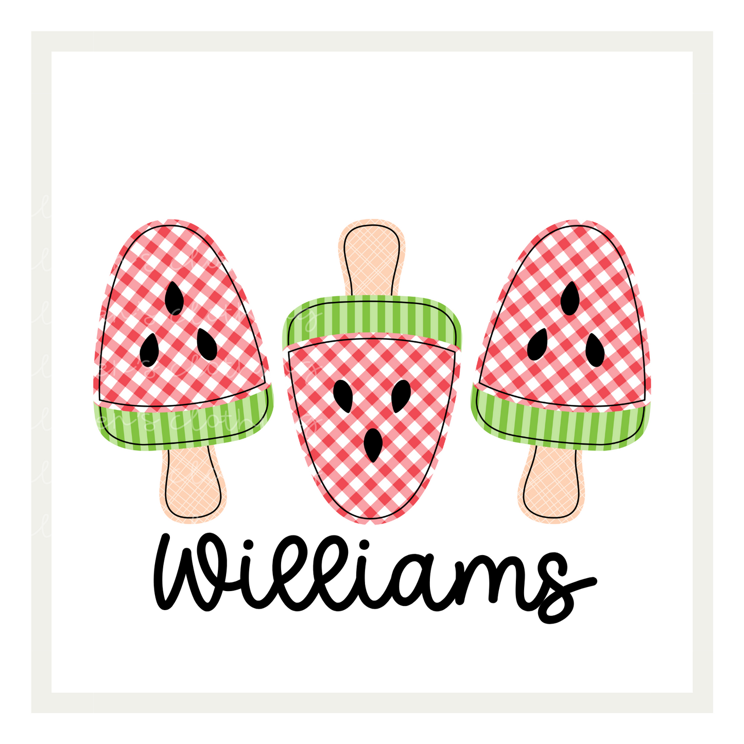 Watermelon Popsicles