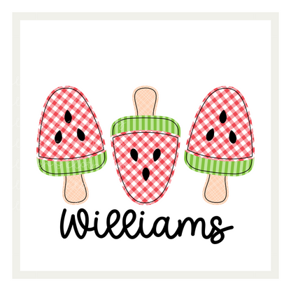Watermelon Popsicles