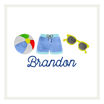 Ball, Trunks & Glasses