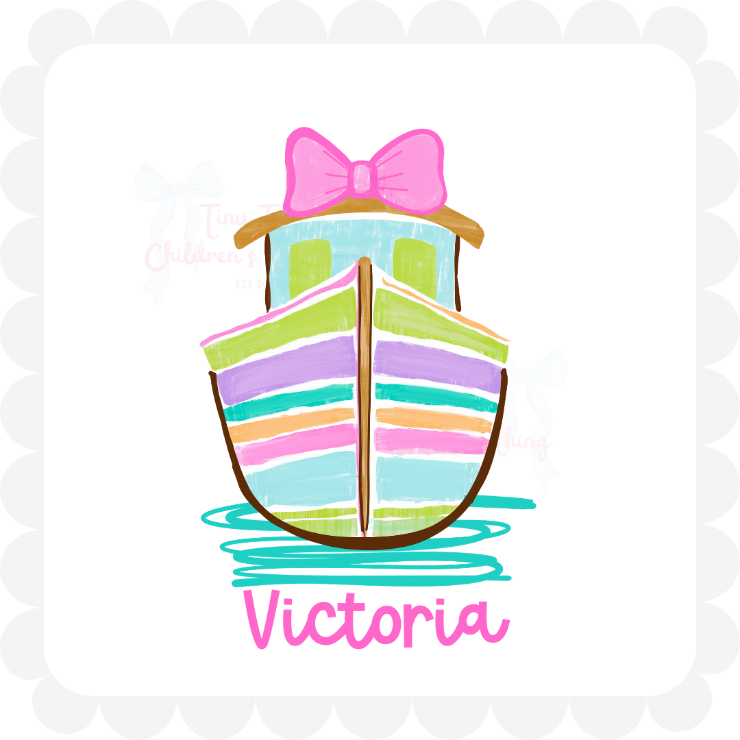 Girly Boat + Bow