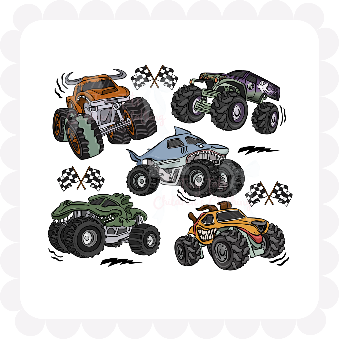5 Monster Trucks