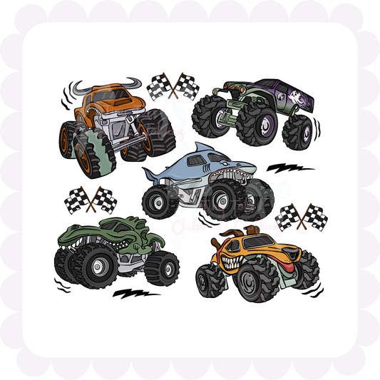 5 Monster Trucks