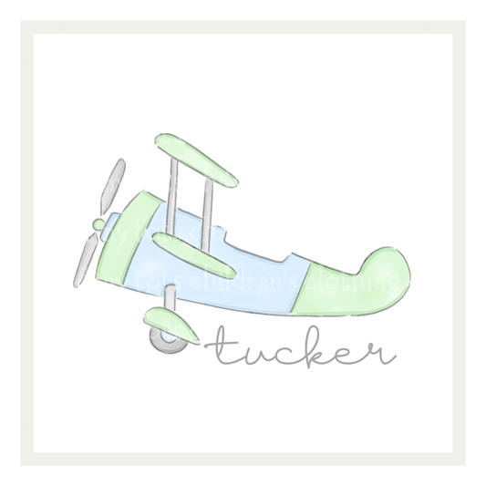 Green & Blue: Airplane
