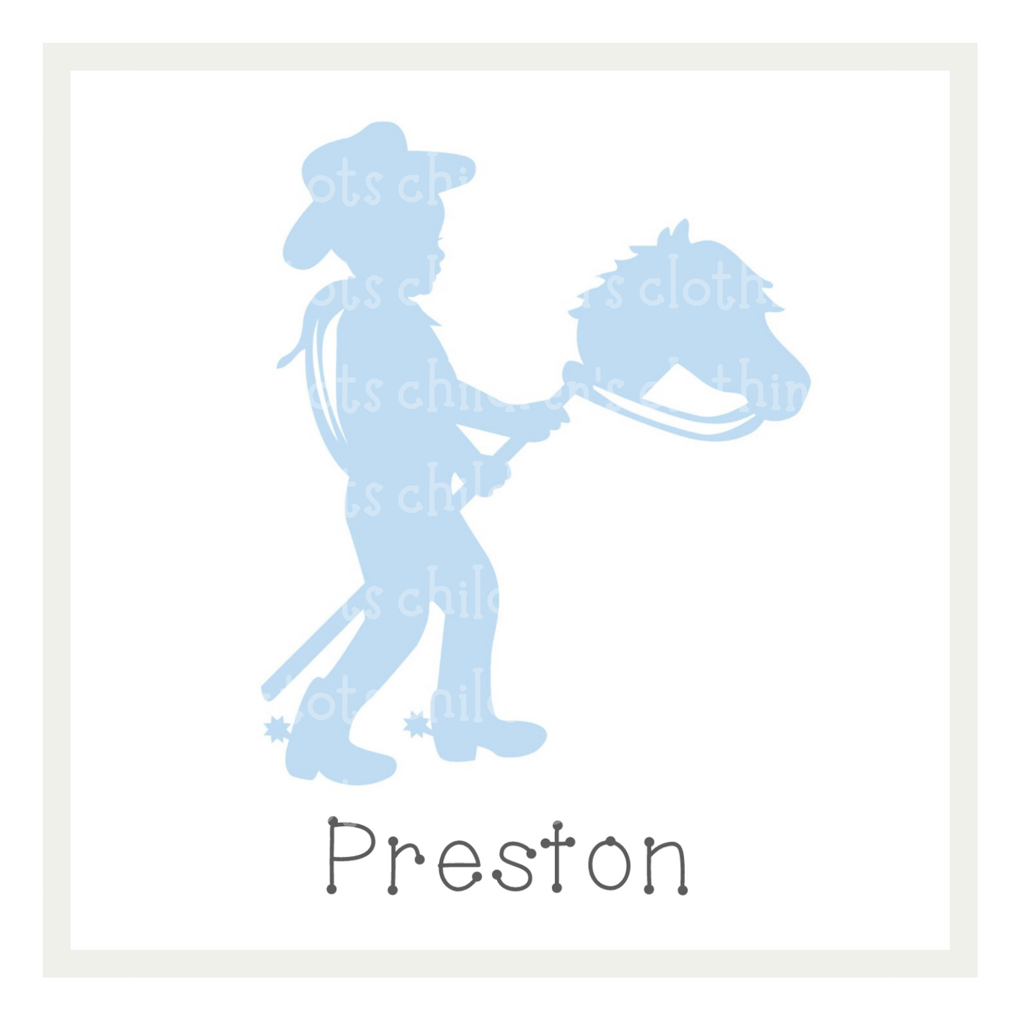 Stick Horse Cowboy