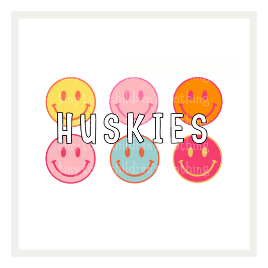 Huskey Smiley Faces