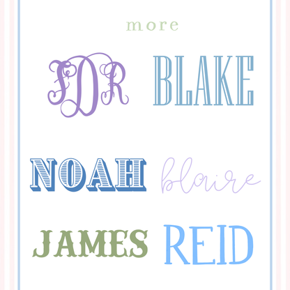 Sublimation Name Designs