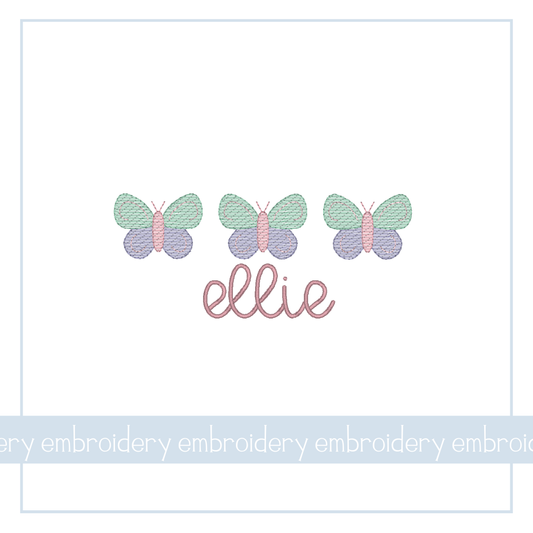 Butterfly Trio- EMB