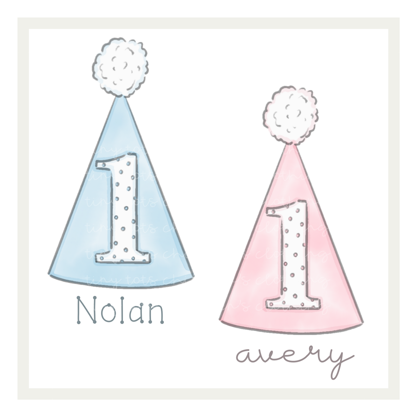 First Birthday Hats