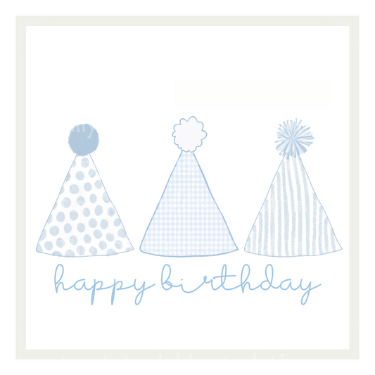 Birthday Hats - Blue