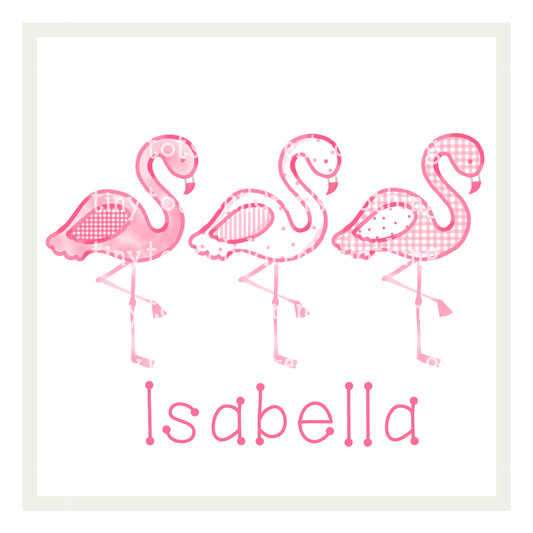 Three Flamingos