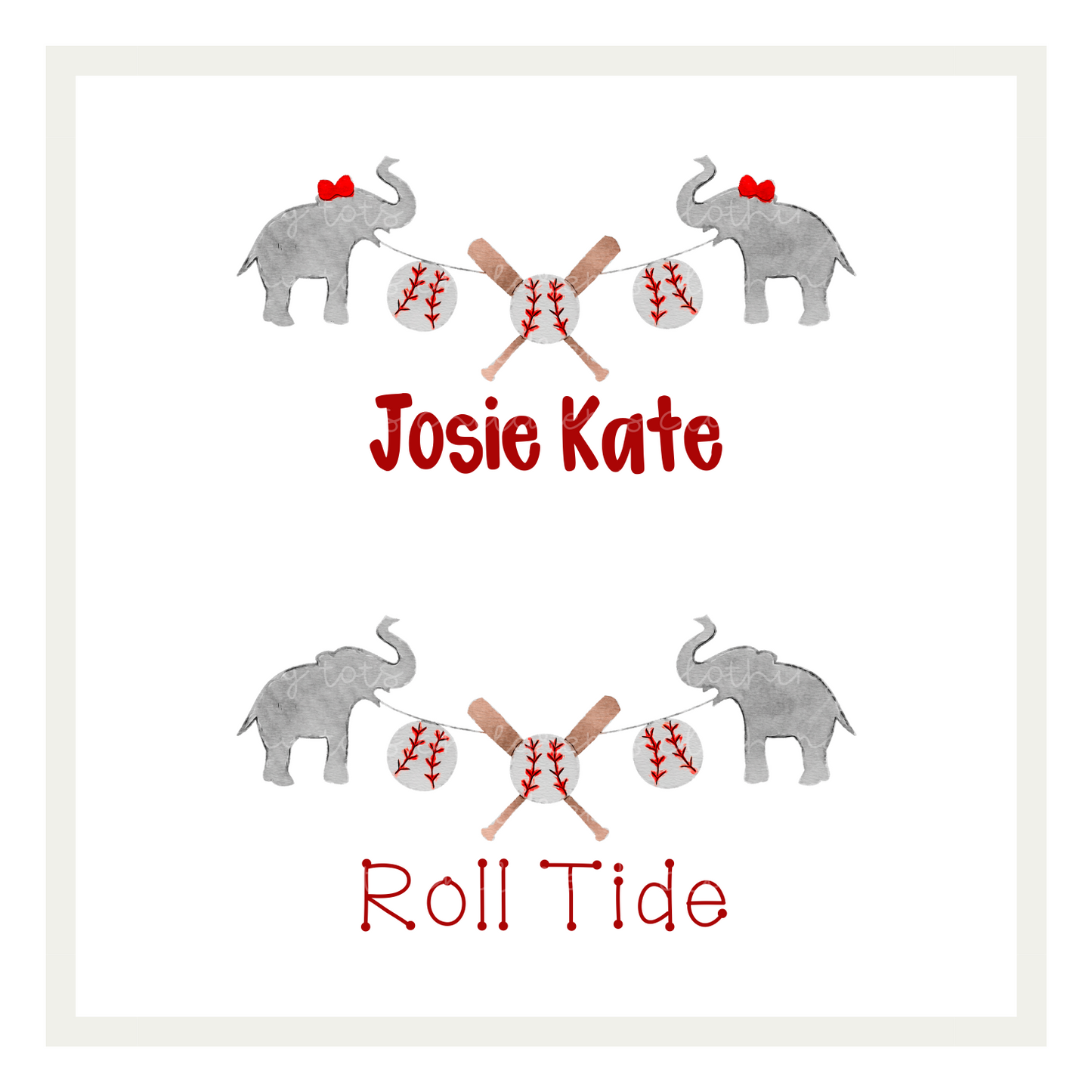 Crimson Tide Baseball Banners